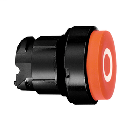 ZB4BL4327 - Red projecting pushbutton head Ø22 spring return “O”