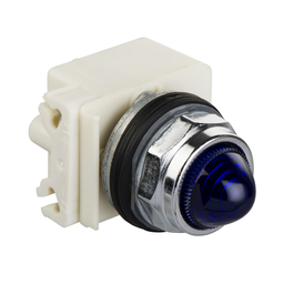 9001KP5L9 - Round pilot light Ø 30 – blue – incandescent BA 9s – 380/480 V AC – IP66