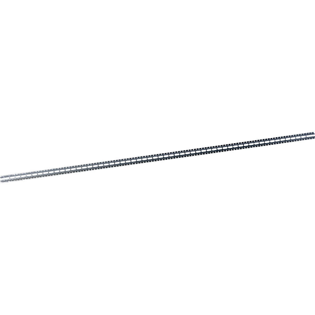 Product image for Square D 9080GH248 3/4 x 48 Inch Snap-Off Terminal Block Mounting Track