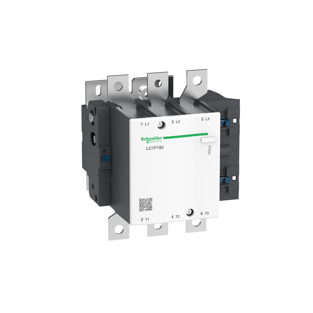 Product image for Square D LC1F185Q5 600 VAC 185 Amp 3-Pole 1NO Panel Mount Full Voltage Non-Reversing IEC Contactor