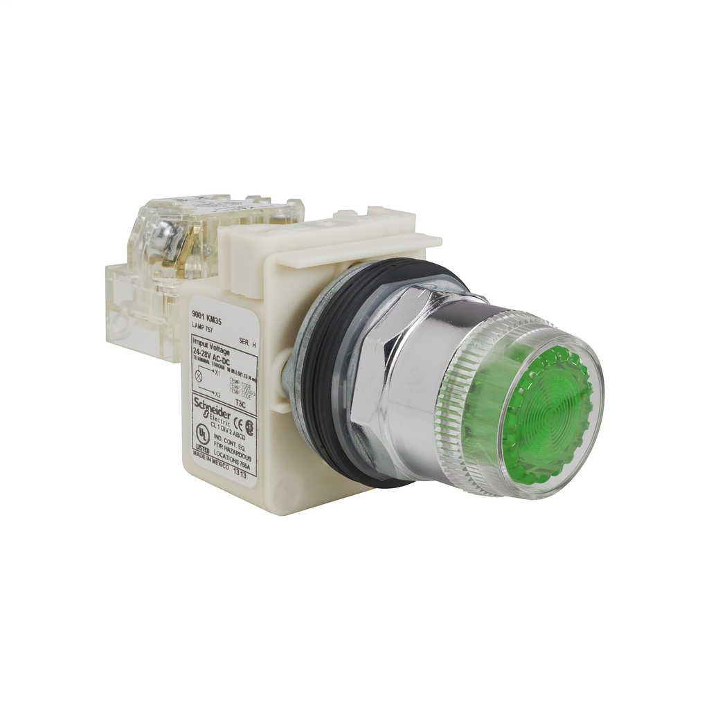 Product image for SQD 9001K1L7LGGH13 P-BTN 600VAC 10A