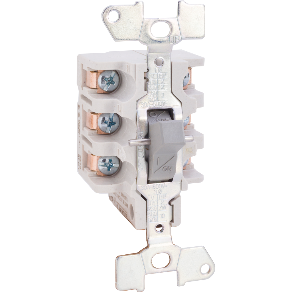 Product image for Square D 2510KO1T 600 VAC 230 VDC 30 Amp 3 Hp 2-Pole Open Type 1-Phase Manual Switch