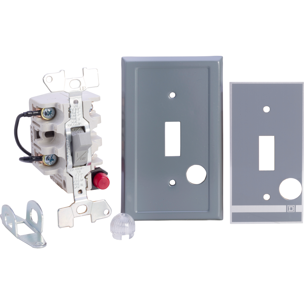 Product image for Square D 2510KF2B 600 VAC 230 VDC 30 Amp 10 Hp 3-Pole Flush Mount 3-Phase Manual Switch