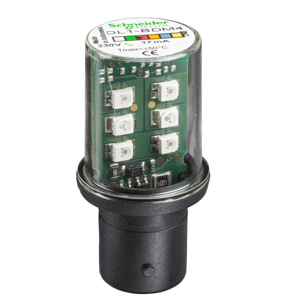 Product image for SQUARED DL1BKG8 Flashing LED, 120 V
