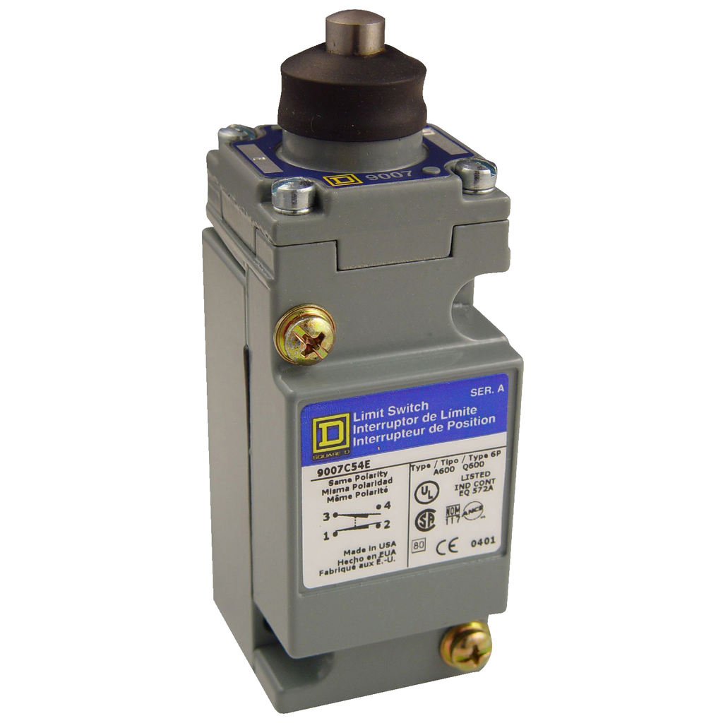 Product image for SQD 9007C66E LIMIT SWITCH 600V 10AM