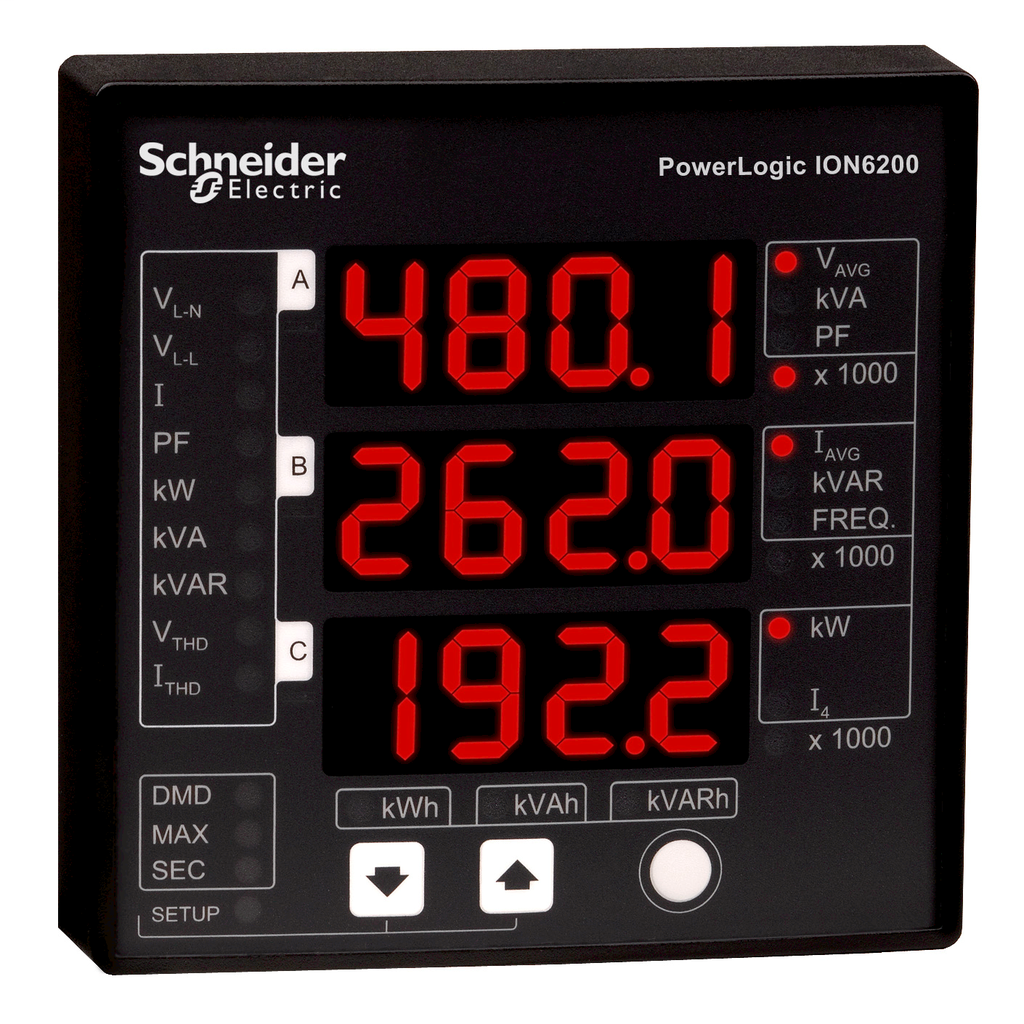 Product image for SQD S6200A0A0B0Z0A0R ION6200 meter