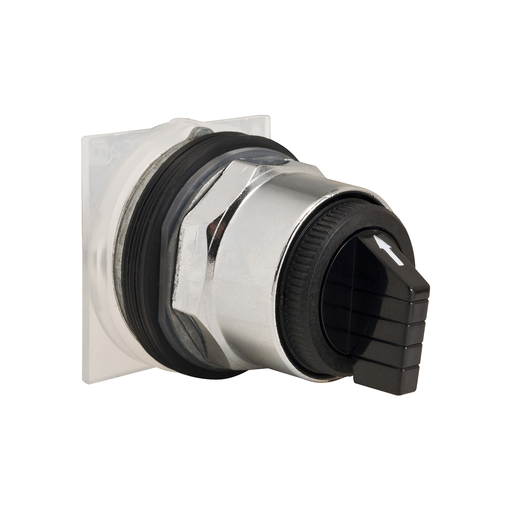 Product image for Square D 9001KS46FBH2 30 mm 10 Amp 600 VAC/VDC 2NO 2NC 3-Position Round Knob Non-Illuminated Selector Switch