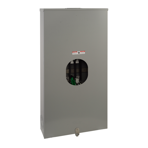 Product image for Square D UK7T 600 VAC 400 Amp 3-Phase 4-Wire Overhead/Underground Service Ringless Meter Socket