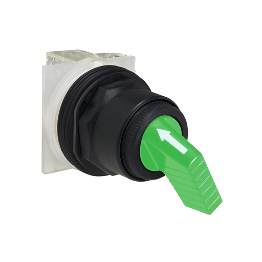Product image for Square D 9001SK11J38LGFG 30 mm 2-Position Green Maintained Knob Illuminated Selector Switch Operator