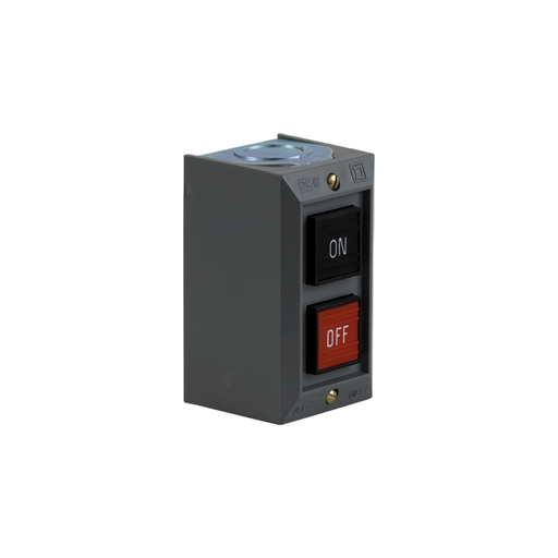 Product image for Square D 9001BG211 600 VAC 5 Amp 2NO NEMA 1 Plastic Push Button Control Station