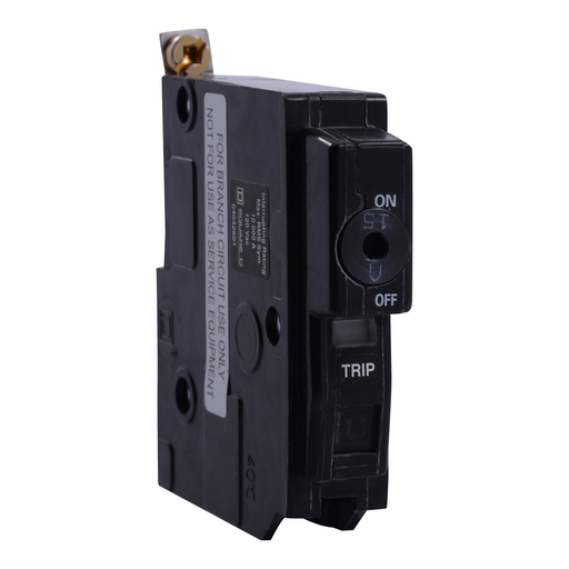 Product image for Square D QOB120K 1-Pole 20 Amp 120/240 Volt Bolt-On Thermal Magnetic Miniature Circuit Breaker