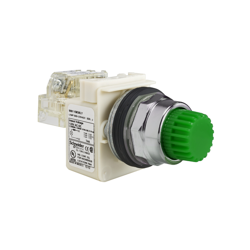 Product image for SQD 9001K2L1LGGH5 PUSH BUTTON 600VA