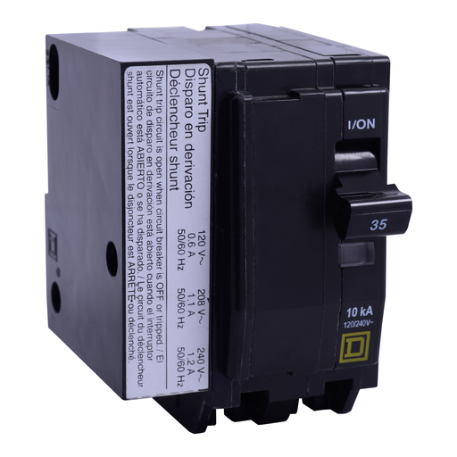 Product image for Square D QO2351021 2-Pole 35 Amp 120/240 Volt Plug-On Thermal Magnetic Miniature Circuit Breaker