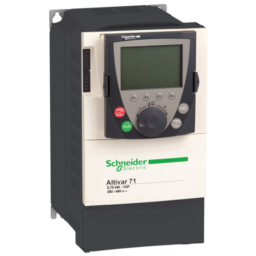 Product image for Square D ATV71HU22N4 460 VAC 3 Hp Variable Speed Drive