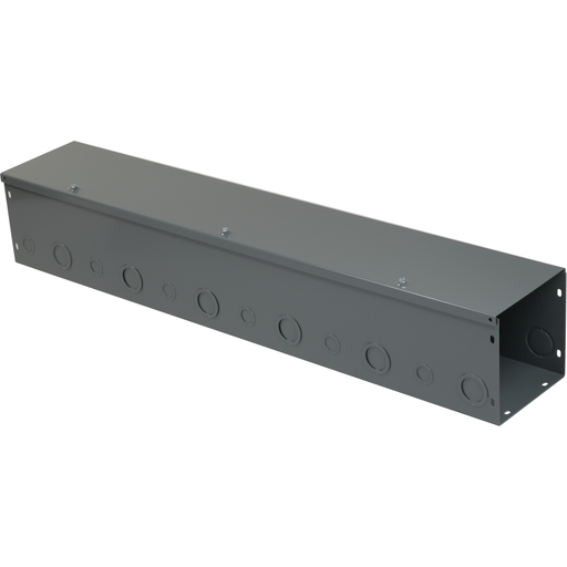 Product image for Square D LDB63KO 6 x 6 Inch x 3 Foot NEMA 1 14 Gauge Steel Hinged Cover Wireway