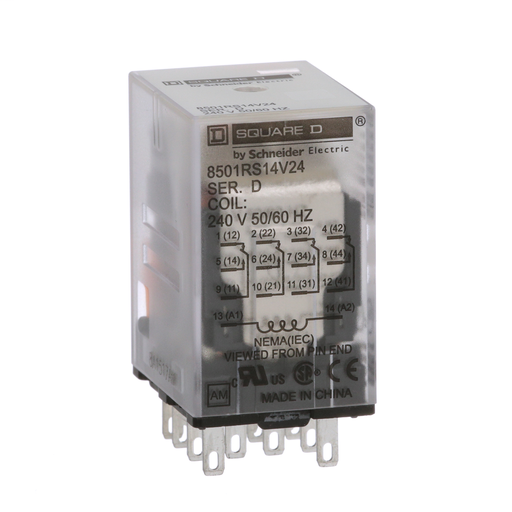 Product image for SQD 8501RS14V24 Relay, miniature pl