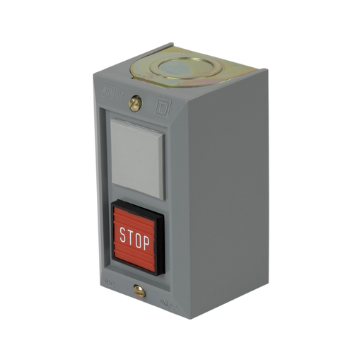 Product image for Square D 9001BG102 600 VAC 5 Amp 1NC NEMA 1 Plastic Push Button Control Station