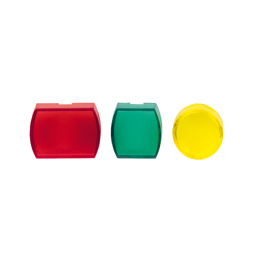 Product image for Square D ZB6YAV4 16 mm Red Circular Head Pilot Light Push Button Lens Cap