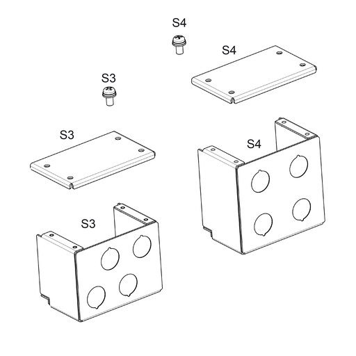 Square D VW3A31813 NEMA UL TYPE 1 KIT SIZE 5 Product image for Square D VW3A31813 NEMA UL TYPE 1 KIT SIZE 5