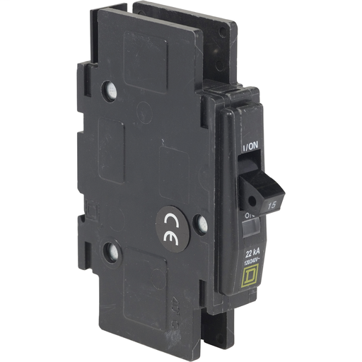 Product image for Square D QOU145 1-Pole 45 Amp 120/240 Volt Thermal Magnetic/Common Trip Miniature Circuit Breaker