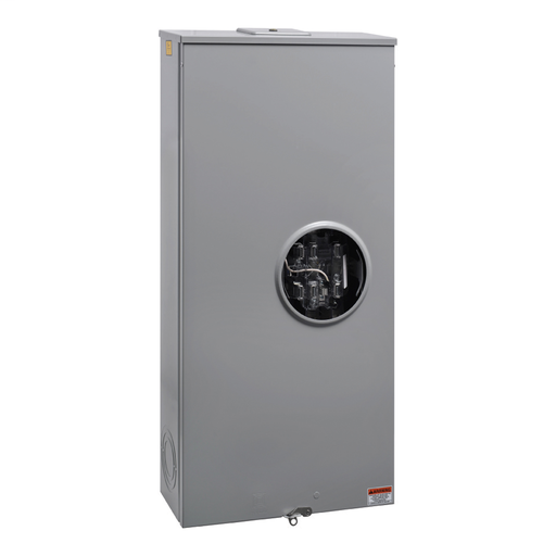 Product image for Square D 1008069 320 Amp 3-Phase Lever Bypass Switch Underground Service Ringless Meter Socket