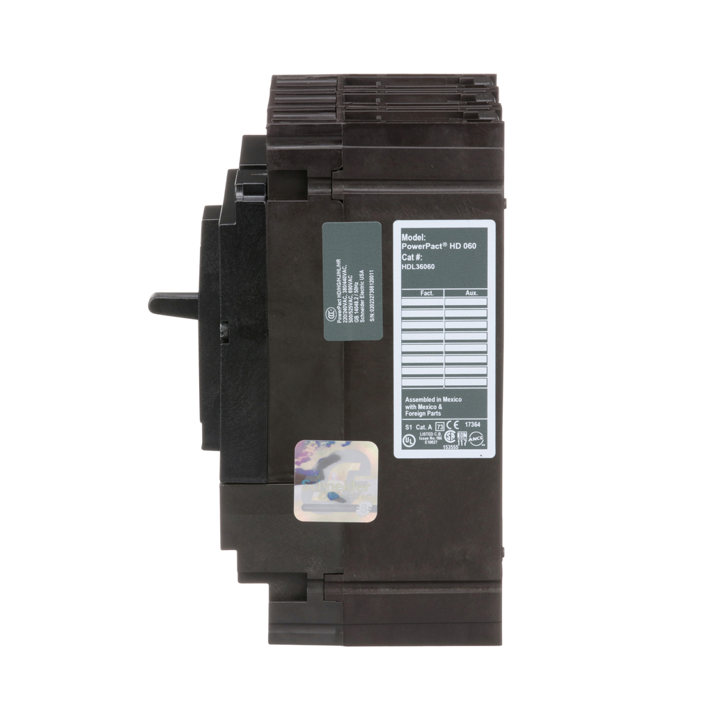 Square D HDL36060 600 Volt 60 Amp Molded Case Circuit Breaker | Capital