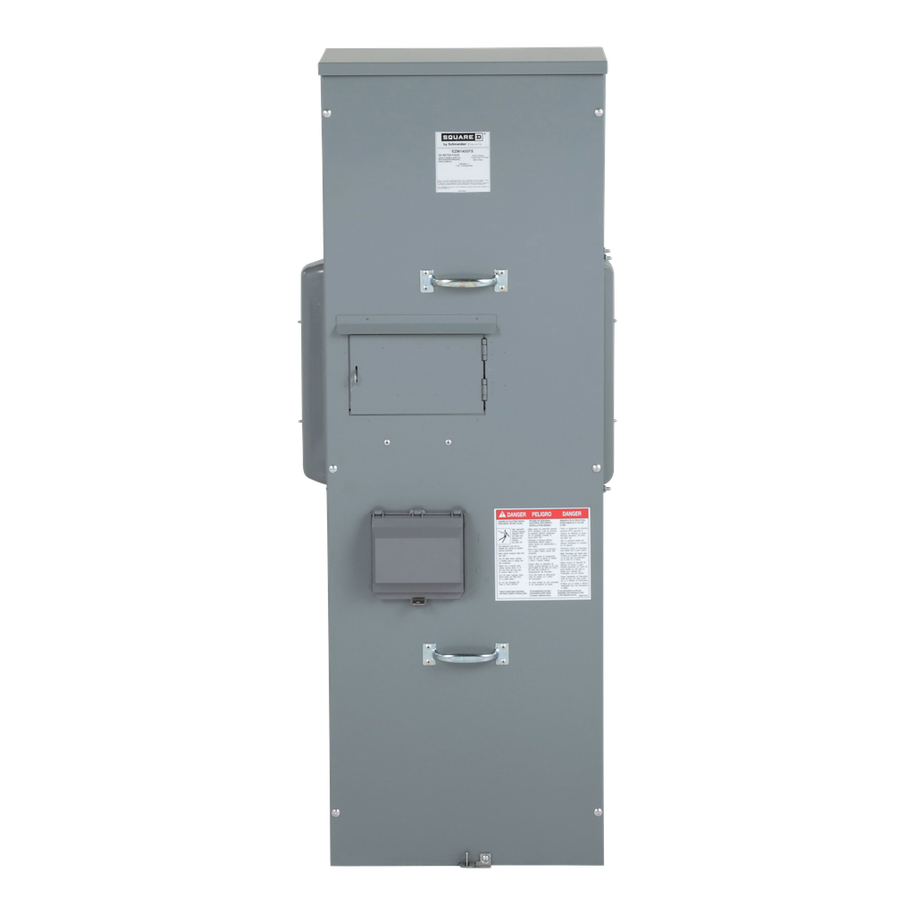 Square D EZM1400FS 120/240 VAC 400 Amp 1-Phase 3-Wire Steel Meter