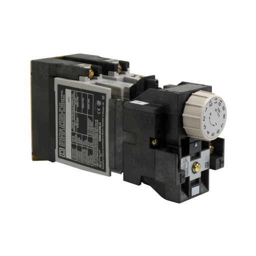 Product image for Square D 8501XO00XTD2V02 110/120 VAC 10/5 Amp 1NO 1NC Panel Mount AC Operated Industrial Timing Relay