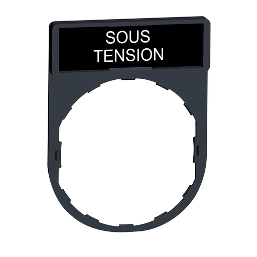 Image LEGEND PLATE FOR PUSHBUTTON SWITCH