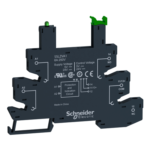 Image SSL RELAY SPRING SOCKET, 5VDC/24VDC