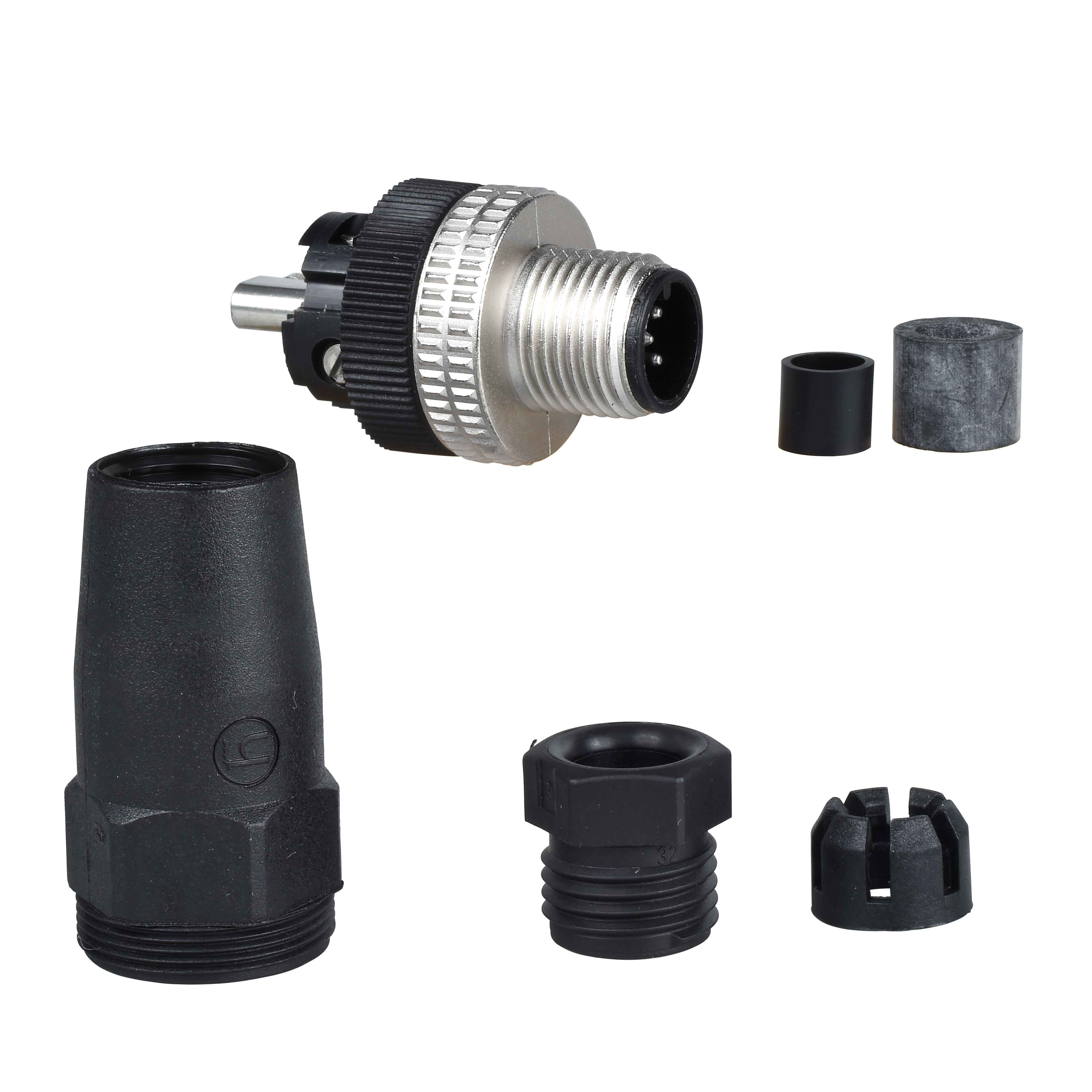 Female with Elbow Pg 7 Cable Gland 4 Pins M12 Telemecanique XZCC12FCM40B Sensor Connector Metal Collar Schneider Electric Female with Elbow Pg 7 Cable Gland 4 Pins M12 Telemecanique XZCC12FCM40B Sensor Connector Metal Collar Schneider Electric