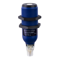 TES XX6V3A1PAM12 Ultrasonic sensors XX, ultrasonic sensor cylindrical M30, Sn 1 m, NO, M12 connector