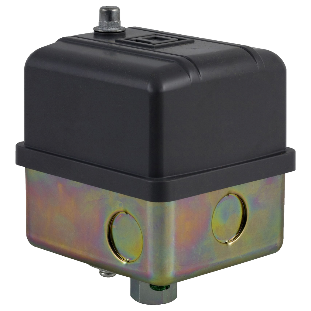 Product image for Square D 9013GHB2J28 575 VAC DPST 40 to 170 PSIG Cut-In Adjustable Differential Pressure Switch