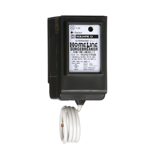 Surge protection device, Surgebreaker, 22.5kA, 120/240 VAC, 1 phase, 3 wire, SPD type 2