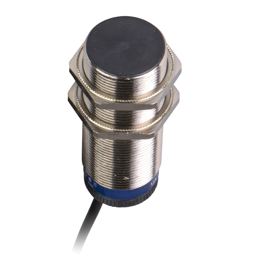 Product image for Square D XSAV31373L10 48 VDC 200 mA 1NC PNP Nickel Plated Brass 3-Wire Inductive Proximity Sensor