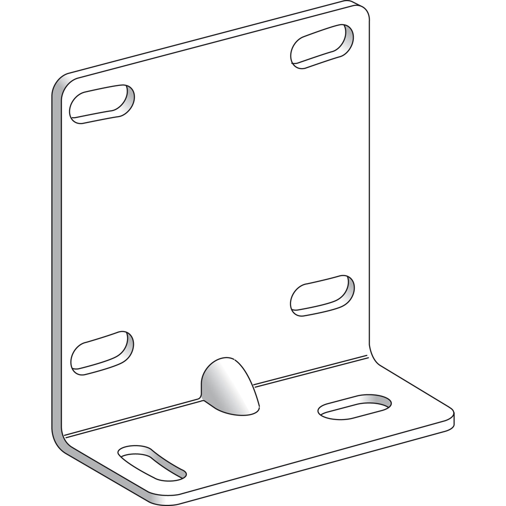 Mayer-Bottom mounting bracket, Photoelectric sensors XU, accessory for sensor, XUM metal, base-1