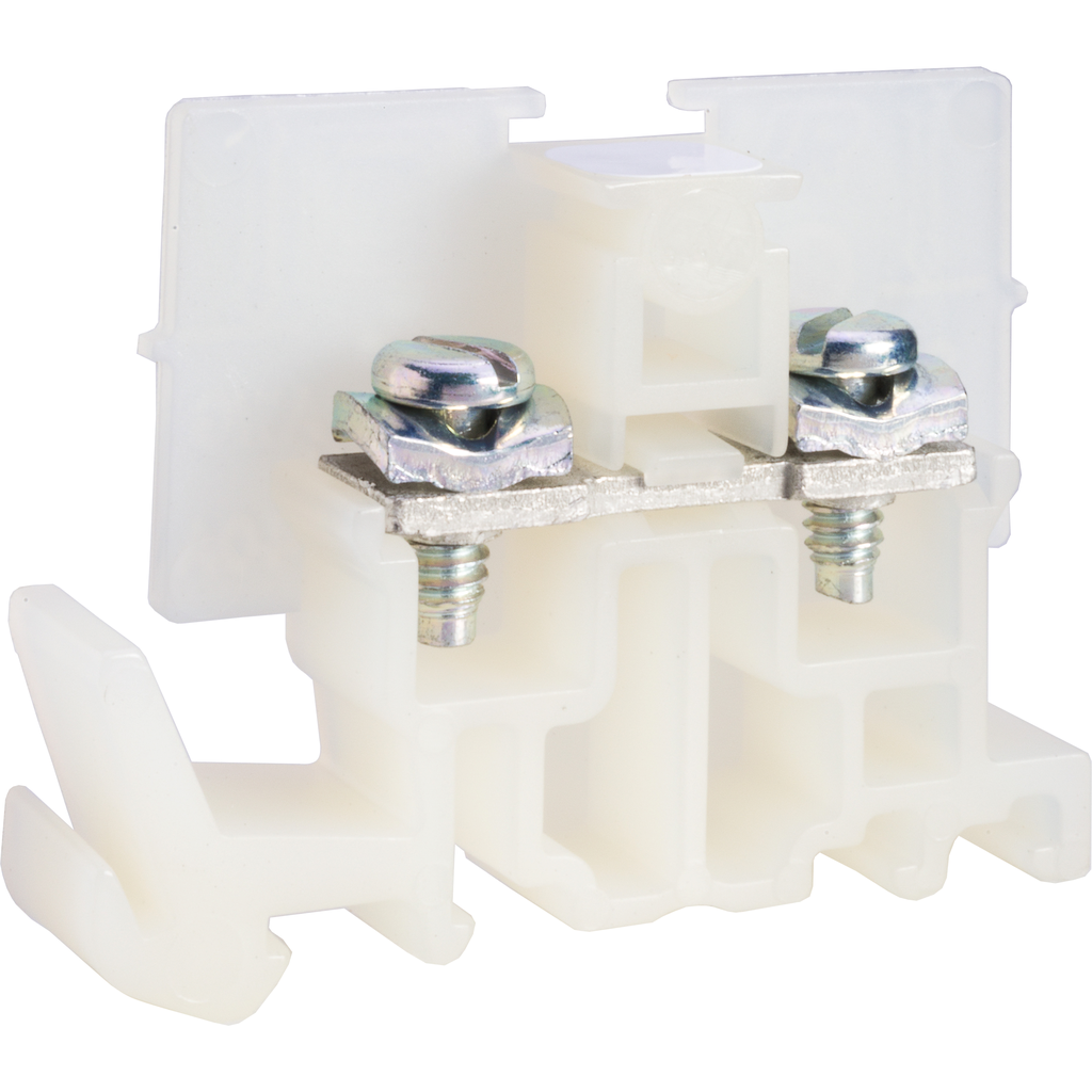 Terminal block, Linergy, pressure wire connector, natural colored block