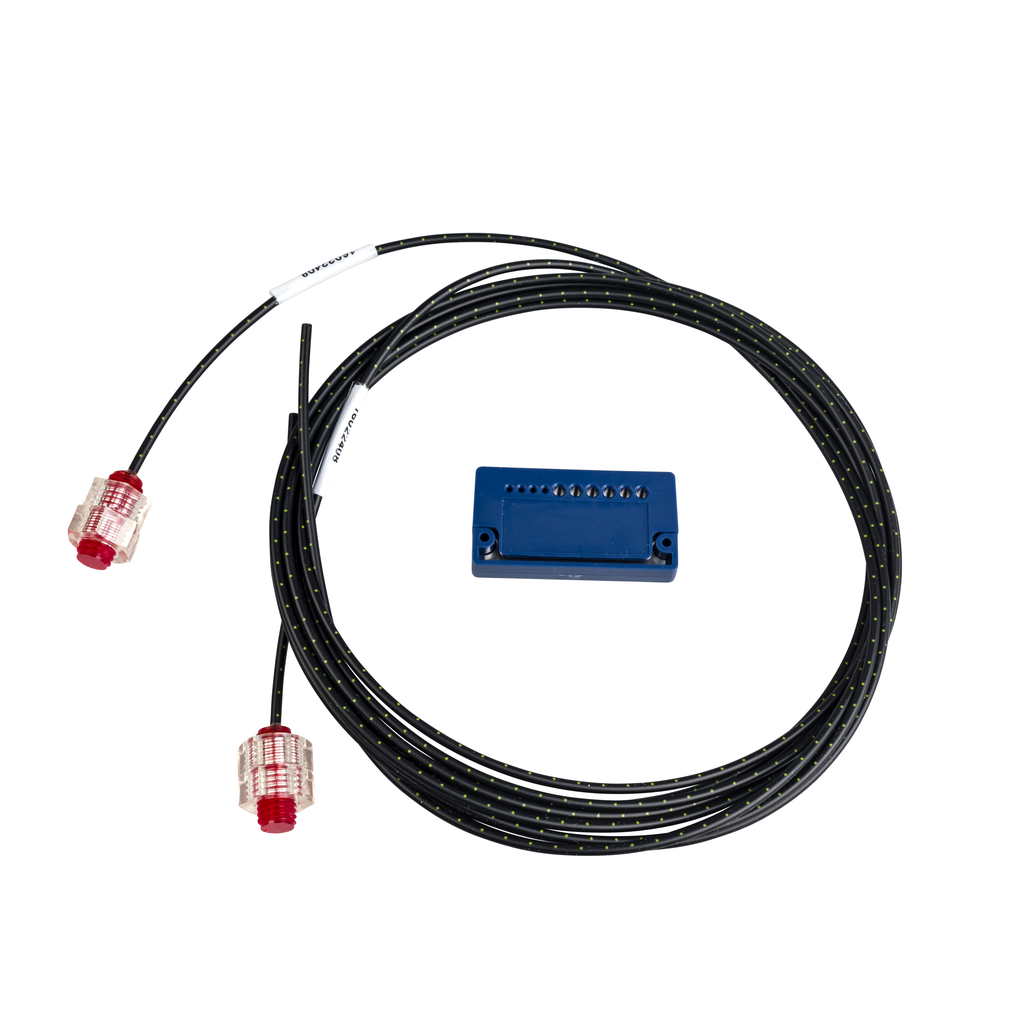 Mayer-Photoelectric sensors XU, plastic fibre optic for sensor, thru beam, with lens, standard, 2 m, Sn2.5 m-1