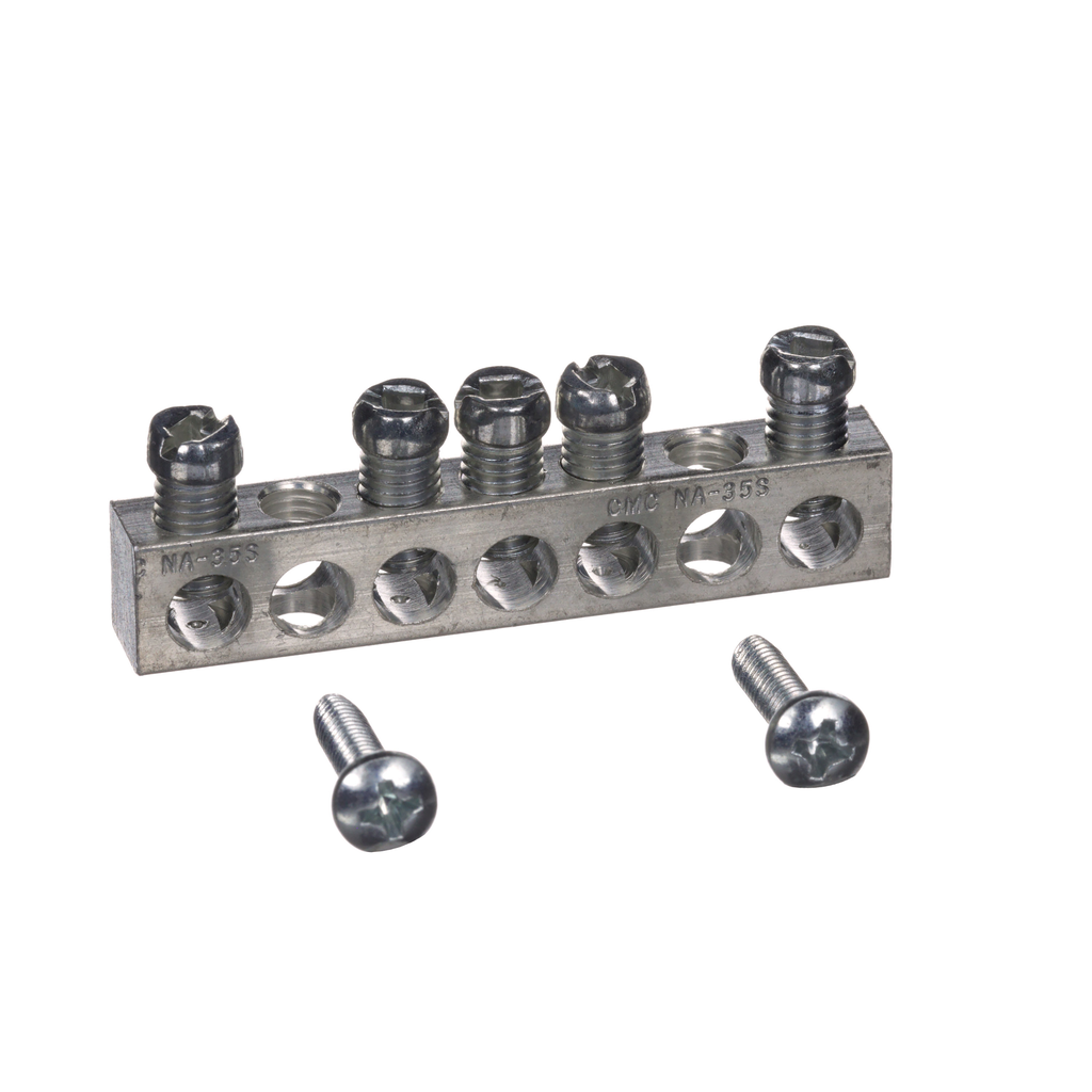 Load center accessory, QO/Homeline, ground bar kit, 5 terminals Mayer