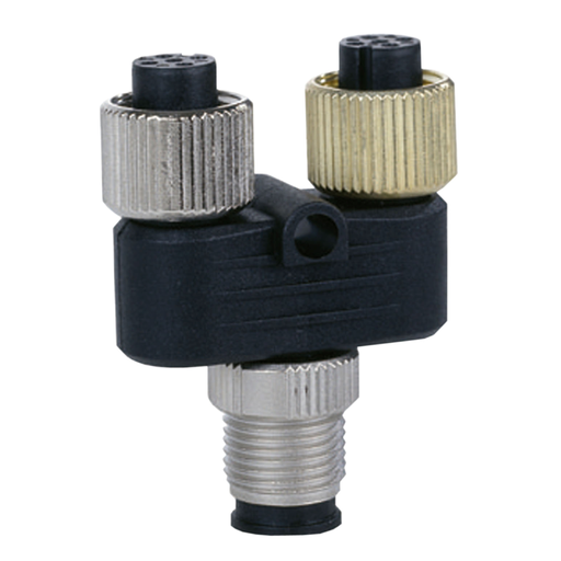 Mayer-Y - connector - 2 x M8 connectors to 1 x M12 connector - for FTB I/O sptr box-1