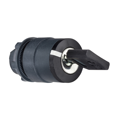 Mayer-Head for key selector switch, Telemecanique Emergency stop rope pull switches XY2C, Ø 22 2 position spring return Ronis 421E blue-1