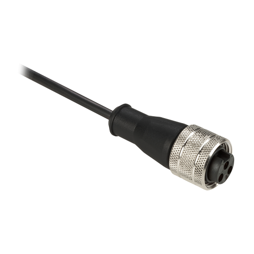 Mayer-Pre wired connectors XZ, straight female, 1/2"20 UNF, 3 pins, cable PUR 5 m-1