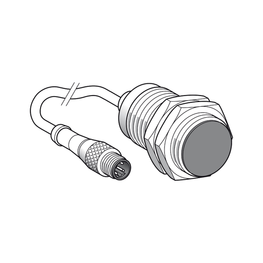 Mayer-Inductive proximity sensors XS, inductive sensor XS1 M30, L60mm, stainless, Sn10mm, 12...24 VDC, M12 0.8 m-1