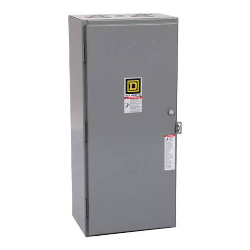 Mayer-Contactor, Type S, multipole lighting, mechanically held, 100A, 2 pole, 110/120VAC 50/60Hz coil, NEMA 1-1