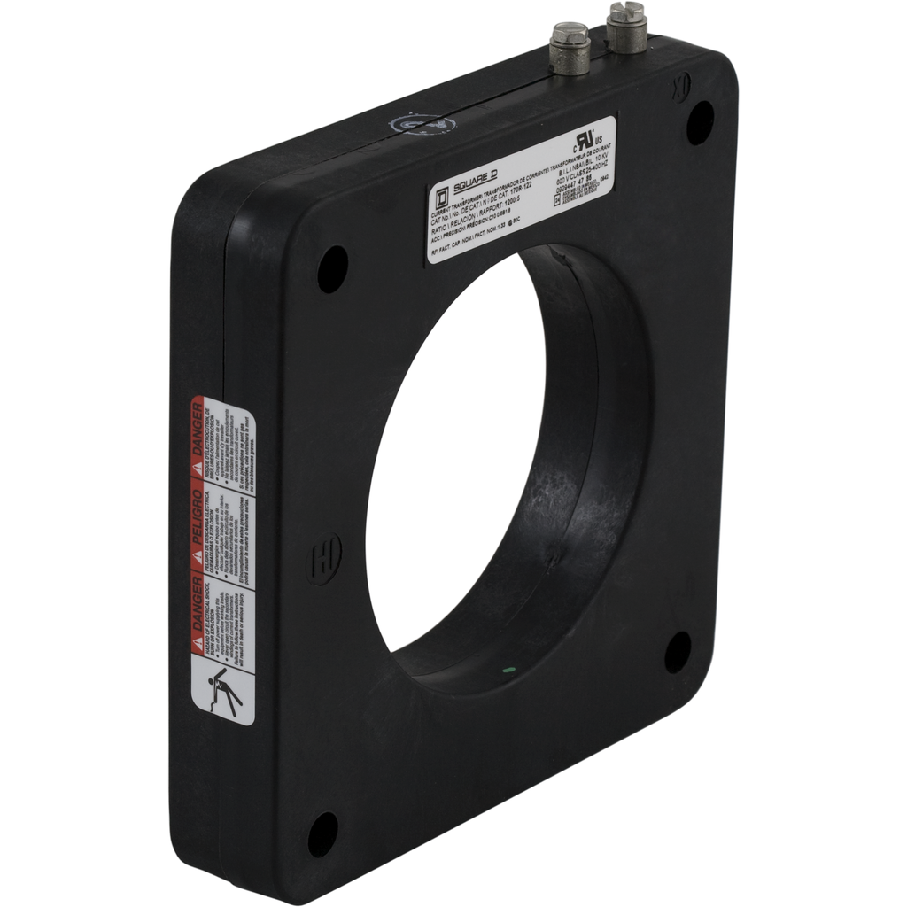 Product image for Square D 170R122 4.25 Inch 10 kV 600 VAC 25 to 400 Hz 1200:5 Current Transformer