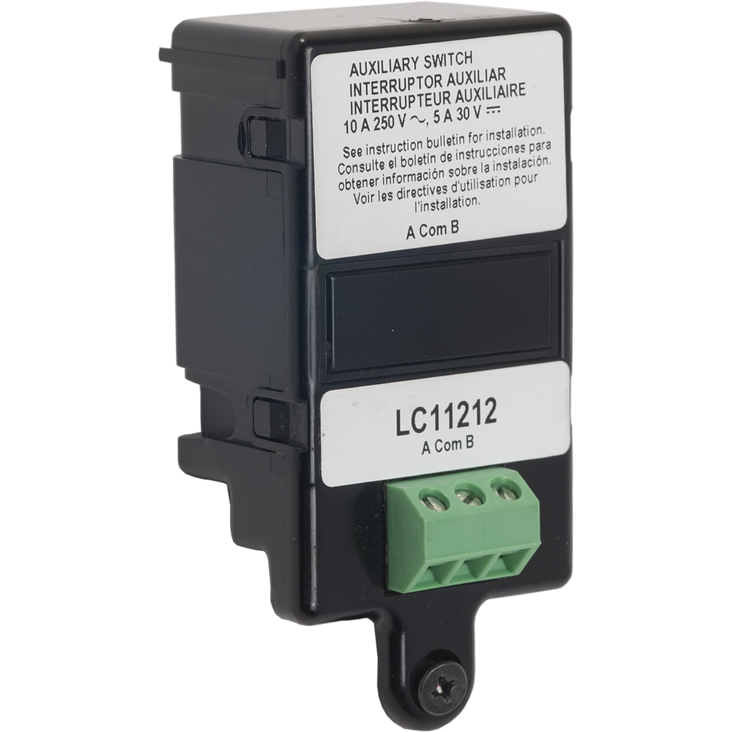 Product image for Square D LC11212 125/250 VAC 30 VDC 5/10 Amp 1NO 1NC Circuit Breaker Auxiliary Switch