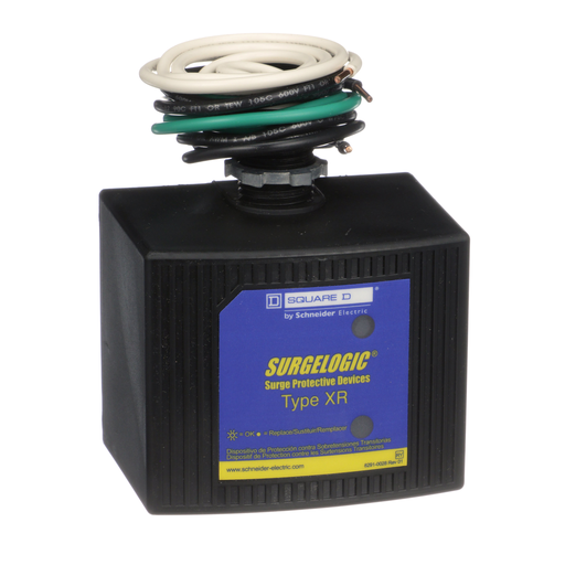 Product image for Square D TVS120XR50S 120/240 VAC 50 kA 1-Phase 3-Wire NEMA 4X Modular Surge Protective Device