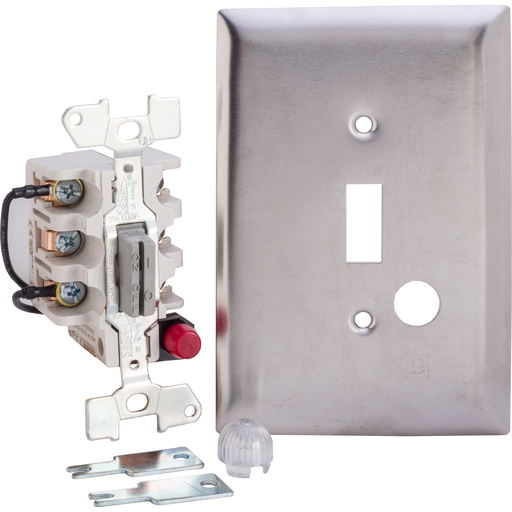 Product image for Square D 2510KS3A 600 VAC 230 VDC 30 Amp 3 Hp 2-Pole Flush Mount 1-Phase Non-Reversing Manual Switch