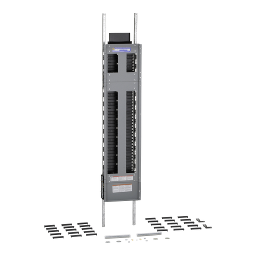 Panelboard interior, NF, main lugs, 600A, Cu bus, 66 pole spaces, 3 phase, 4 wire, 600Y/347VAC max