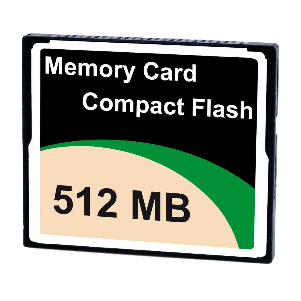 Product image for Square D MPCYN00CFE00N 512 megabit Compact Flash Card